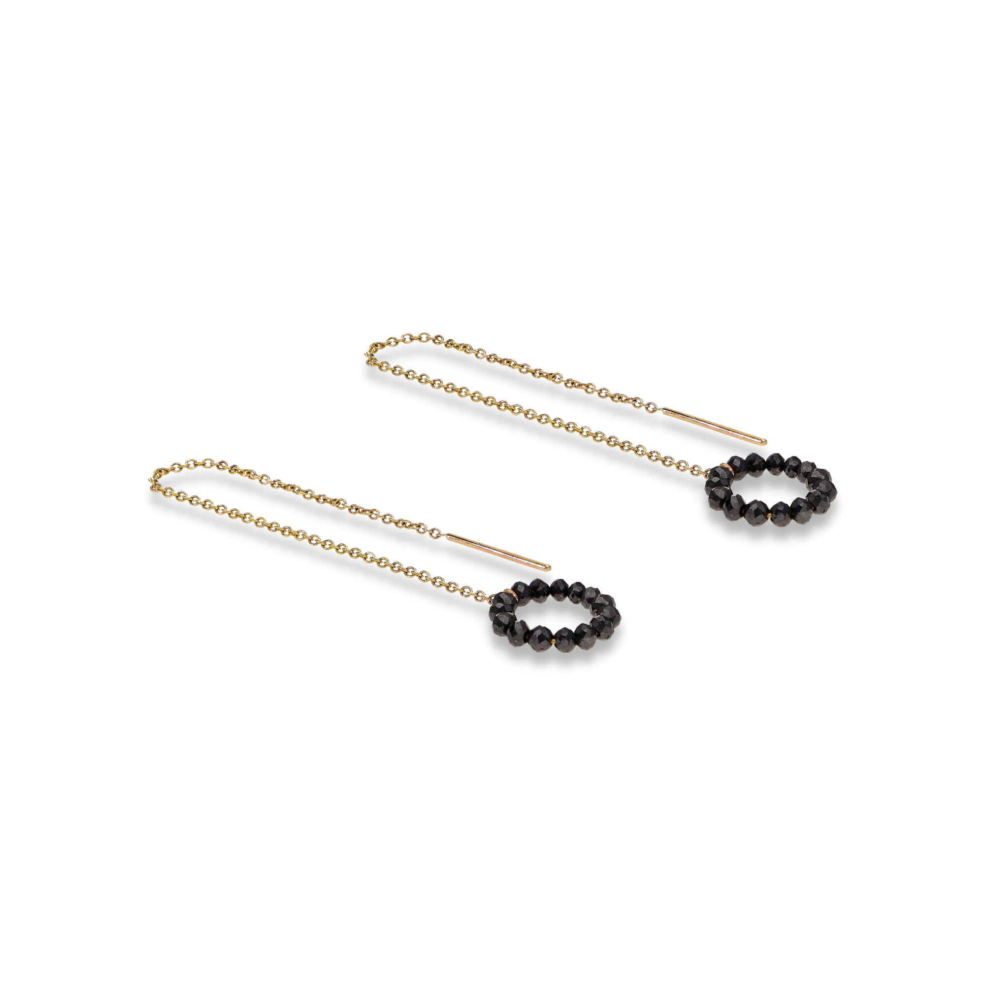 K360 Jewellery Photographer Cape Town Black diamon pull through earrings_9