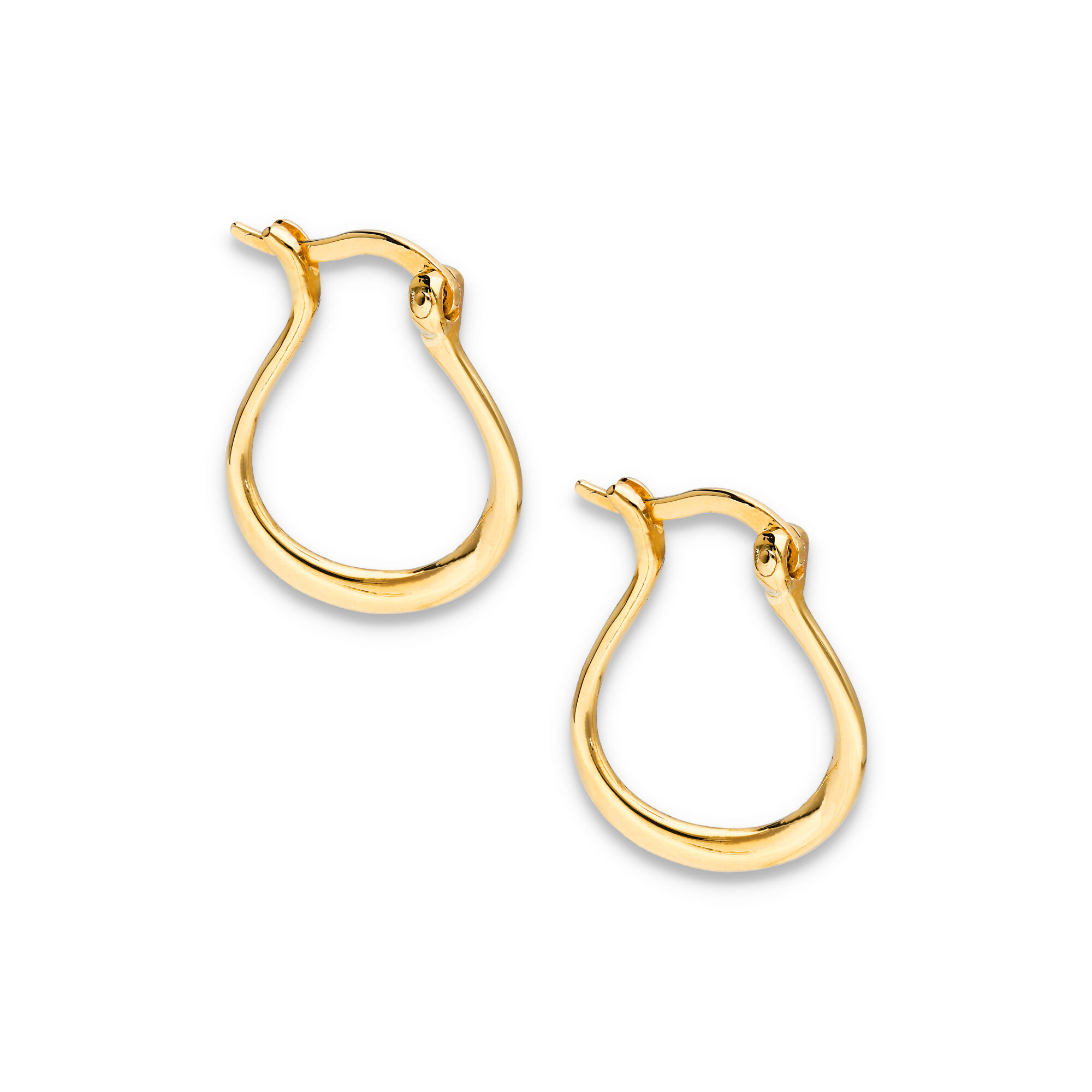 K360 Jewellery Photographer Cape Town Curved Huggies - Gold_1